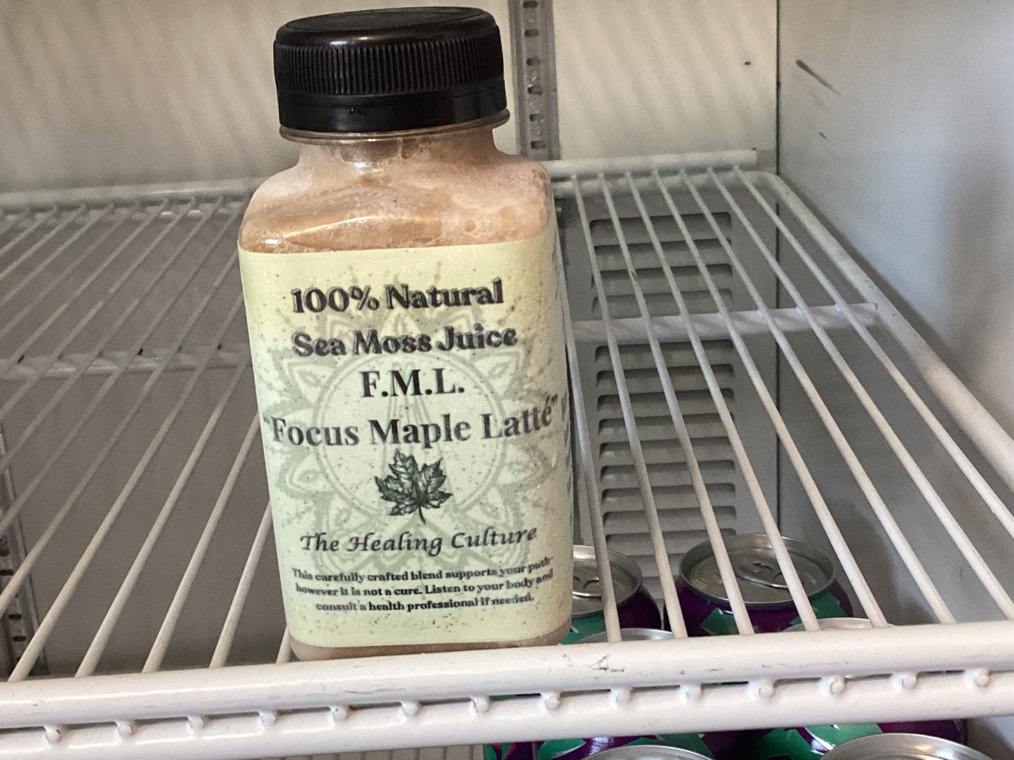 F.M.L (Focus Maple Latté) Sea Moss Drink