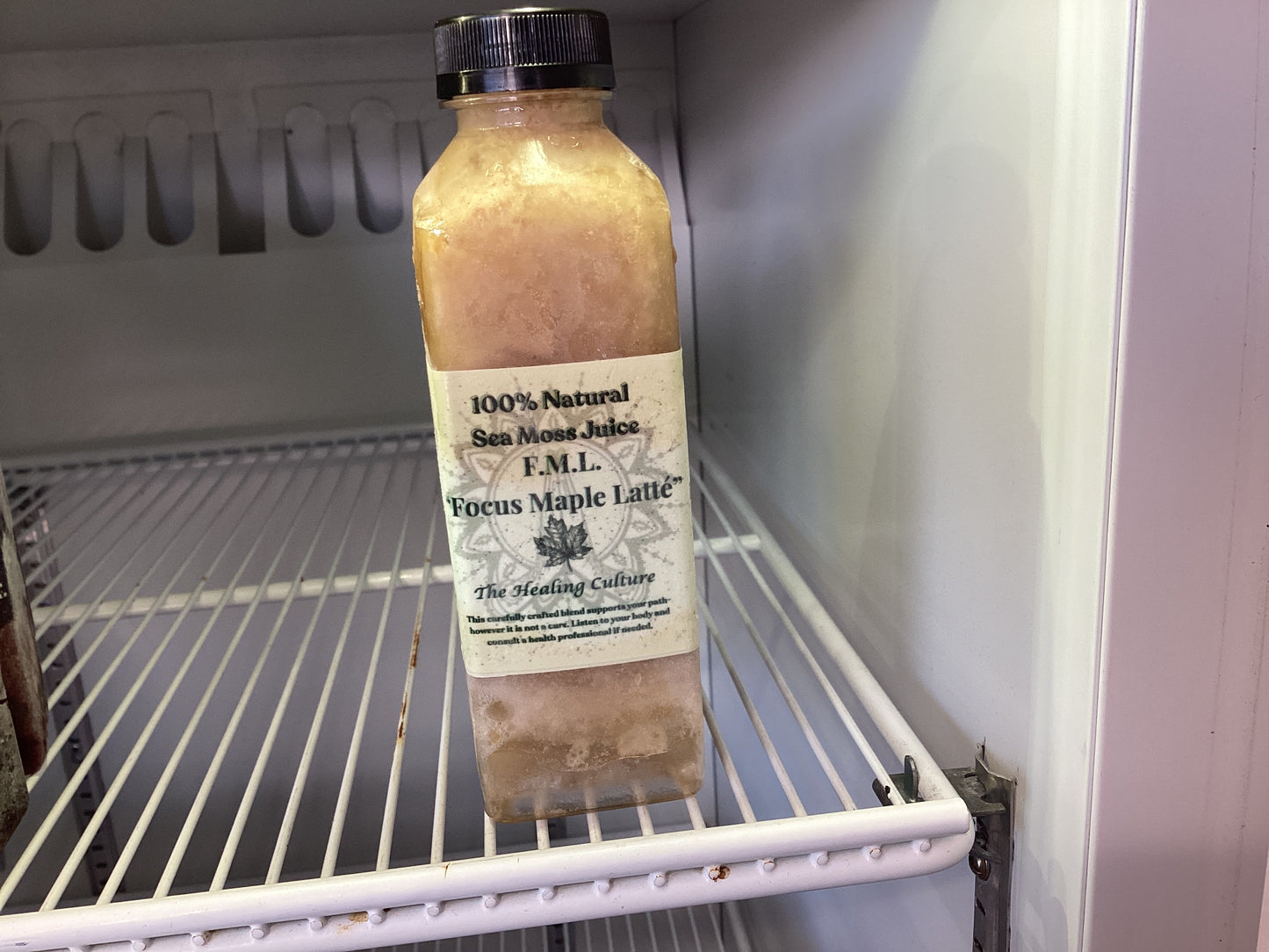F.M.L (Focus Maple Latté) Sea Moss Drink